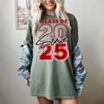 Class Of 2025 Senior 2025 Graduation Red Raglan Baseball Tee Women's Comfort Colors T-Shirt Berry