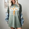 Class Of 2026 Christian Graduation Senior Graduate Women's Comfort Colors T-Shirt Berry