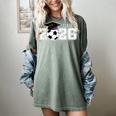 Class Of 2026 Senior 2026 Soccer High School Graduation Women's Comfort Colors T-Shirt Berry