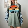 Class Of 2035 Senior Graduate Retro Graduation Women's Comfort Colors T-Shirt Berry