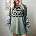 Class Of 2035 Senior Retro 2035 Grad Graduate Graduation Women's Comfort Colors T-Shirt Berry