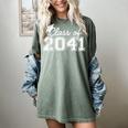 Class Of 2041 Grow With Me Graduation First Day Of School Women's Comfort Colors T-Shirt Berry