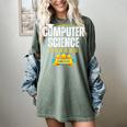 Computer Science Degree Graduation Senior Celebration Grad Women's Comfort Colors T-Shirt Berry