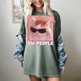 Cool Cat Meme Ew People Anti Social Introvert Cute Cat Women's Comfort Colors T-Shirt Berry