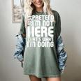 Cool Introvert Just Pretends I'm Not Heres Women's Comfort Colors T-Shirt Berry