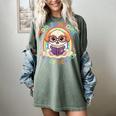 Cute 100th Day Of School 100 Days Dog Reading Book Rainbow Women's Comfort Colors T-Shirt Berry