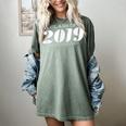 Cute Class Of 2019 Distressed Senior Graduation 2019 Women's Comfort Colors T-Shirt Berry