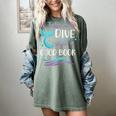 Cute Mermaid Librarian Teacher Dive Into A Good Book Reading Women's Comfort Colors T-Shirt Berry Cute Mermaid Librarian Teacher Dive Into A Good Book Reading Women's Comfort Colors T-Shirt Berry
