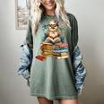 Cute Reading Chicken With Glasses Books Bookworm Reader Book Women's Comfort Colors T-Shirt Berry