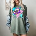 Dabbing Cassette Tape 70s 80s 80s Outfit Nostalgia Women's Comfort Colors T-Shirt Berry
