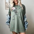 Dabbing Skeleton Nurse Halloween Graduation Women's Comfort Colors T-Shirt Berry