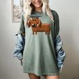 Dachshund Graduation 2018 Dog Graduation Shirt For Men Women Kids Women's Comfort Colors T-Shirt Berry