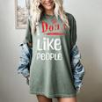 I Don't Like People Introvert Small Women's Comfort Colors T-Shirt Berry