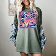 EAT THE RICH 90S NOSTALGIA WHALE ORCA YAHCT RETRO Women's Comfort Colors T-Shirt Berry