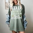 EdD Doctor Of Education Graduation For Doctoral Degree Women's Comfort Colors T-Shirt Berry
