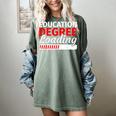 Education Major Shirts Teaching Degree Loading Graduation Women's Comfort Colors T-Shirt Berry