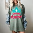 EMT Trauma Queen Paramedic Student T-Shirt Graduation Women's Comfort Colors T-Shirt Berry