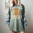 Excuse For Introverts My Cat Doesnt Like You Cat Women's Comfort Colors T-Shirt Berry