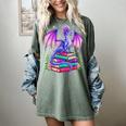 Fantasy Dragon Reading Books Bookworm Women's Comfort Colors T-Shirt Berry