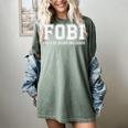 FOBI Fear Of Being Excluded Introverts Women's Comfort Colors T-Shirt Berry FOBI Fear Of Being Excluded Introverts Women's Comfort Colors T-Shirt Berry