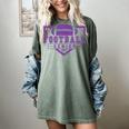 Football Senior Night Football Senior 2025 Graduation 36 Women's Comfort Colors T-Shirt Berry