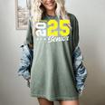 Football Senior Night Football Senior 2025 Graduation 55 Women's Comfort Colors T-Shirt Berry