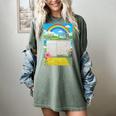 Frutiger Aero Aesthetic Rainbow Glitch Art Premium Tri-Blend Women's Comfort Colors T-Shirt Berry