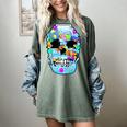 Frutiger Aero Aesthetic Tech Skull Computer Fishes Raglan Baseball Tee Women's Comfort Colors T-Shirt Berry