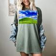 Frutiger Aero Meadow Aesthetic Y2k 2000s Ironic Nostalgic Women's Comfort Colors T-Shirt Berry