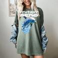 Frutiger Aero Splashy Dolphin Y2k Aesthetic Graphic Premium Women's Comfort Colors T-Shirt Berry