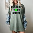 FUN CLASS OF 2020 SENIOR TENNIS GRADUATION GIFT SHIRT Women's Comfort Colors T-Shirt Berry