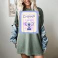 Fun Cute Introvert Cat Character Trophy For Men Women Women's Comfort Colors T-Shirt Berry