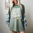 Future Graphic Er Graduation School Toddler Women Men Women's Comfort Colors T-Shirt Berry