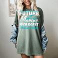 FUTURE MARINE BIOLOGIST MAKING WAVES Graduation T-Shirt Women's Comfort Colors T-Shirt Berry