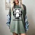 Go Away I'm Introverting Cat With Coffee Women's Comfort Colors T-Shirt Berry