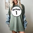 Graduate 1 Graduation Shirt Women's Comfort Colors T-Shirt Berry