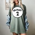 Graduate 2 Graduation Shirt Women's Comfort Colors T-Shirt Berry