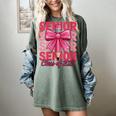 Graduate 2025 For Senior 2025 Graduation Coquette Pink Bow Women's Comfort Colors T-Shirt Berry
