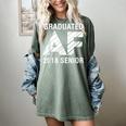 Graduated AF 2018 Senior Graduation Shirt Women's Comfort Colors T-Shirt Berry