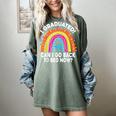 I Graduated Can I Go Back To Bed Now Graduation Hat Rainbow Women's Comfort Colors T-Shirt Berry