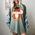 Graduation Fox School Bachelor Master Doctor Study Women's Comfort Colors T-Shirt Berry