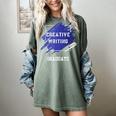 Graduation Graduated Creative Writing Degree University Women's Comfort Colors T-Shirt Berry