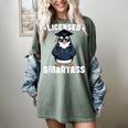 Graduation Penguin Licensed Smartass Graduate Women's Comfort Colors T-Shirt Berry