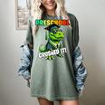 Graduation Preschool Dinosaur T Rex Crushed It Boys Grad Women's Comfort Colors T-Shirt Berry