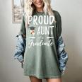 Graduation Shirt 2018 Proud Aunt Of a Graduate Women's Comfort Colors T-Shirt Berry