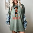 Graduation Woman Tshirt Black Melanin Masters Degree Women's Comfort Colors T-Shirt Berry