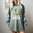 Green Cheek Conure Introvert Parrot Bird Conure Women's Comfort Colors T-Shirt Berry