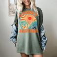 Groovy Brother 70s Aesthetic Nostalgia 1970's Retro Brother Women's Comfort Colors T-Shirt Berry