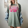 Groovy I Wear Pink In Memory Of My Aunt Breast Cancer Back Women's Comfort Colors T-Shirt Berry Groovy I Wear Pink In Memory Of My Aunt Breast Cancer Back Women's Comfort Colors T-Shirt Berry
