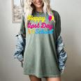 Happy Last Day Of School Graduation Teacher Students T-Shirt Women's Comfort Colors T-Shirt Berry